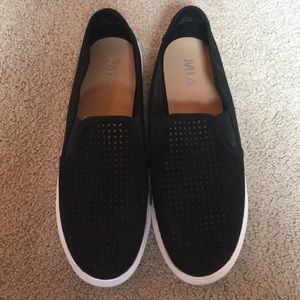 MIA Black Slip on Sneakers